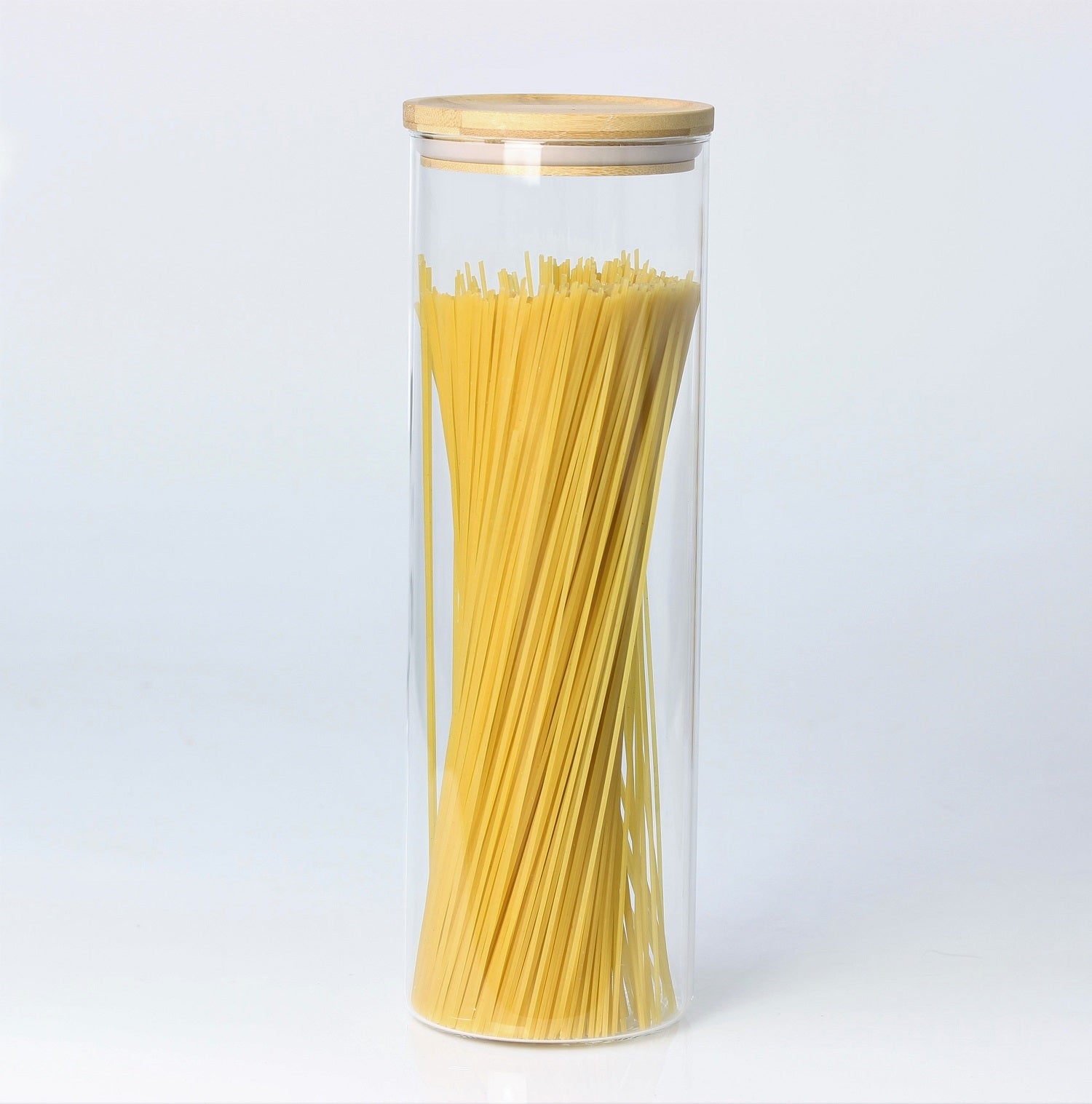 Glass Tall 2.1L Pasta Spaghetti Rice Canister Airtight Jar