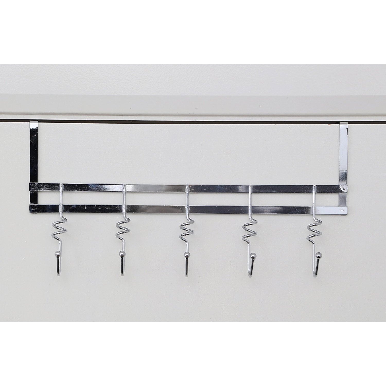 Chrome Finish Stainless Steel Over Door Hooks Coat Rack Holder