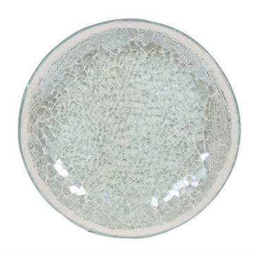 Aromatize Clear Lustre Mosaic Design Candle Plate - Bonnypack