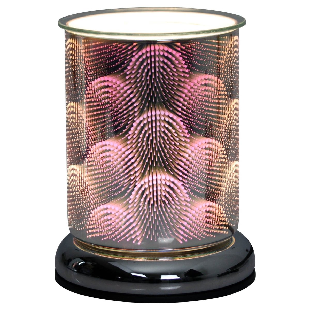 Aromatize Cylinder 3D Circles Design Electric Wax Melt Burner - Bonnypack