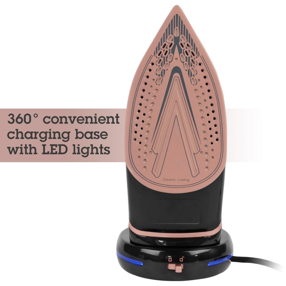 Beldray 2in1 Rose Gold Edition Cordless Iron - Bonnypack