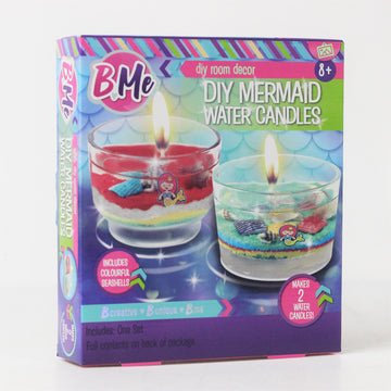 DIY Make Your Own Art Craft Mermaid Water Candle Set