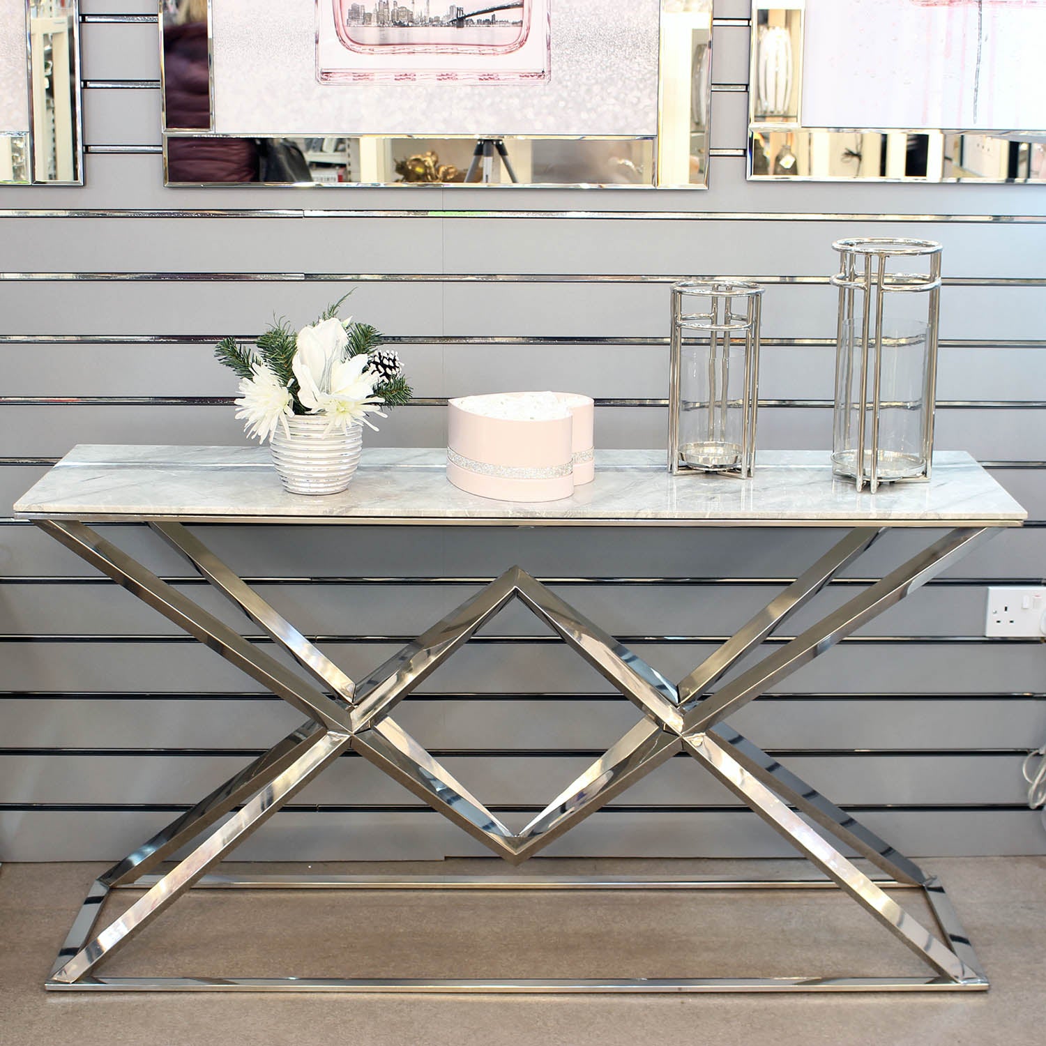 Pyramid Console Table