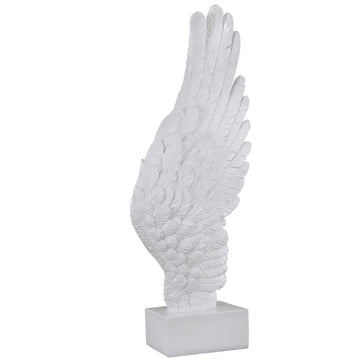 White Right Angel Wing Decor