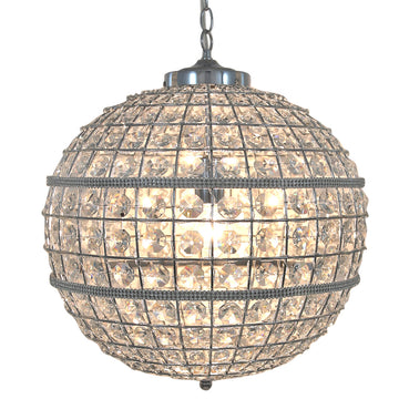 Vienna Large Clear Cut Glass Ceiling Light