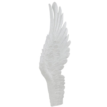 Shiny White Angel Right Wing Wall Decoration