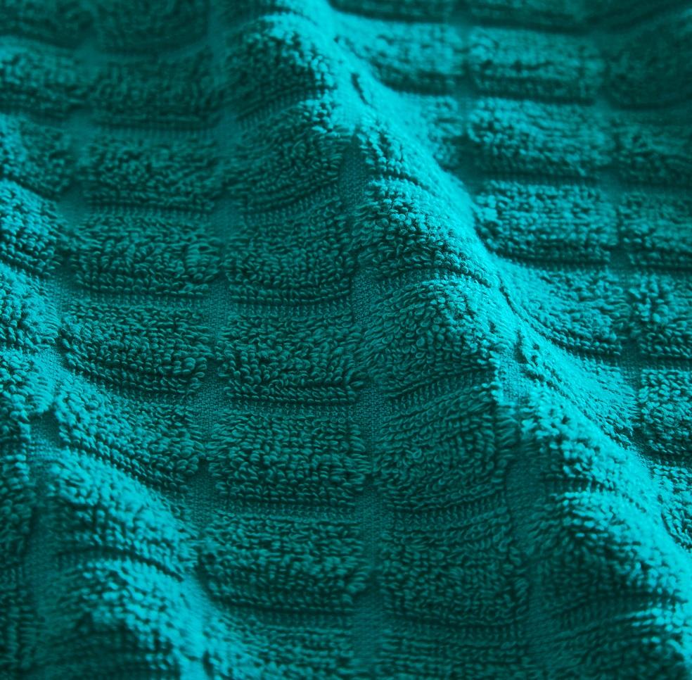 Bright Geo 100% Cotton Hand Towel - Turquoise - Bonnypack