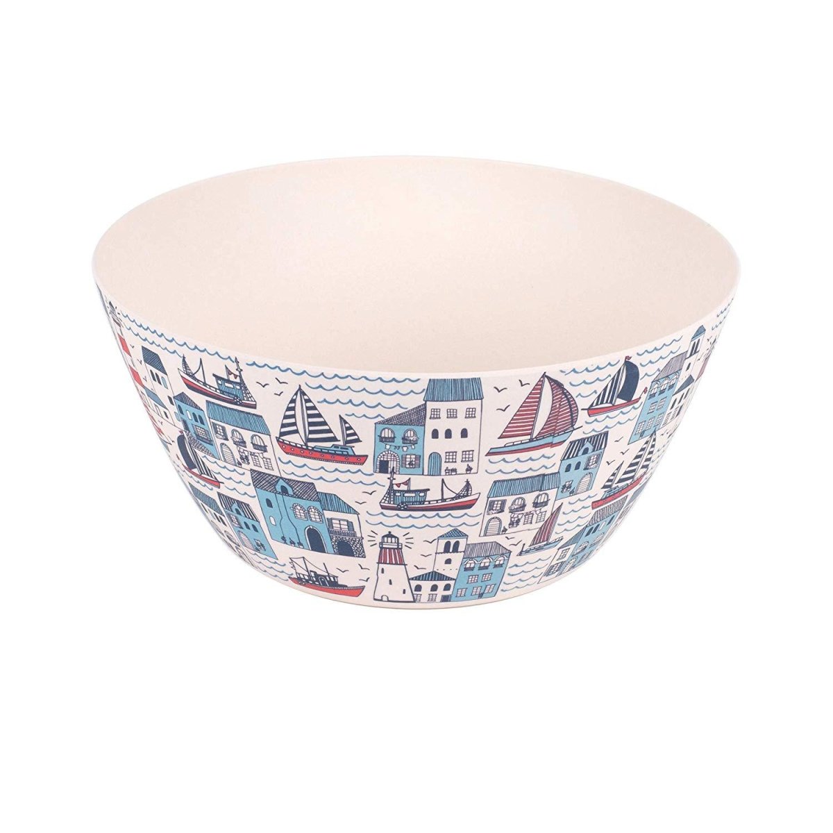 Cambridge Bamboo Large Serving Bowl Plymouth Print - Bonnypack