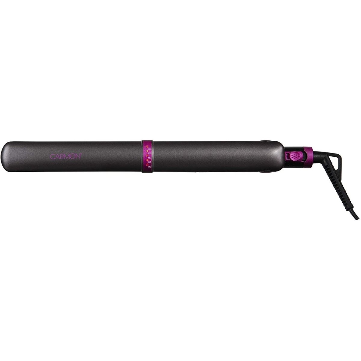 Carmen Graphite/ Pink Neon LED Digital Hair Straightener - Bonnypack