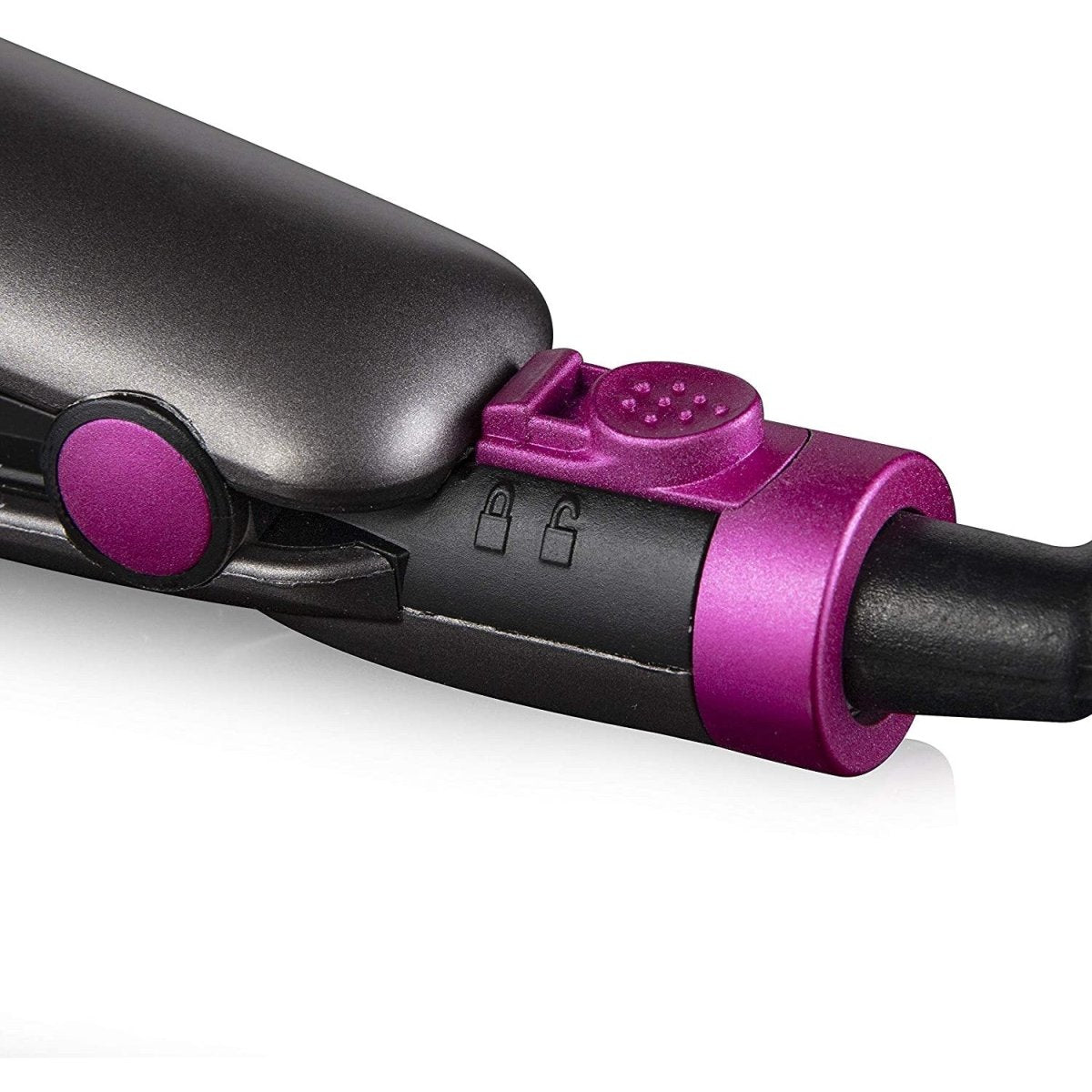 Carmen Graphite/ Pink Neon LED Digital Hair Straightener - Bonnypack