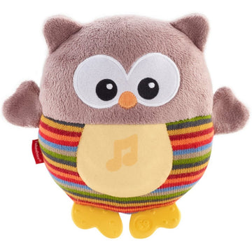 Soothe and Glow Plush Owl Cuddly Musical Teething Colourful Toy