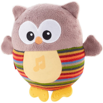 Soothe and Glow Plush Owl Cuddly Musical Teething Colourful Toy