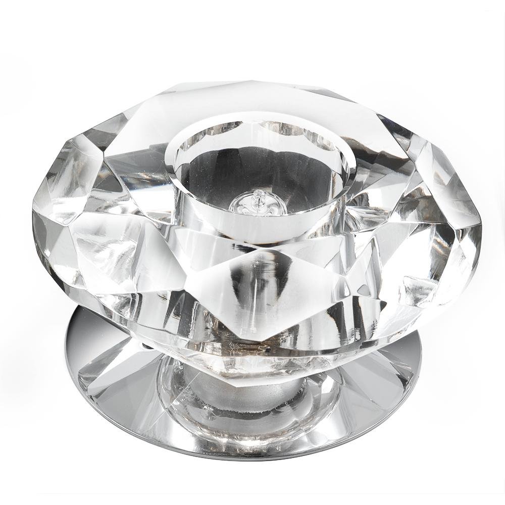 Chrome Clear Diamond Recessed Ceiling Fitting Light Downlighter - Bonnypack