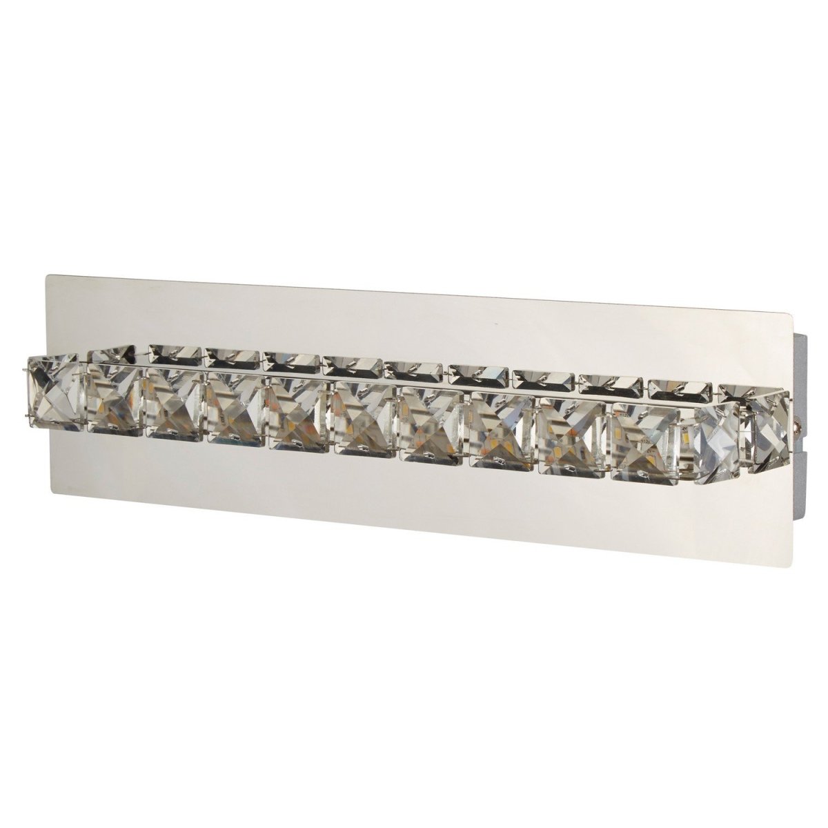 Clover 1 Light LED Chrome Clear Crystal Wall Bracket Indoor Lighting - Bonnypack