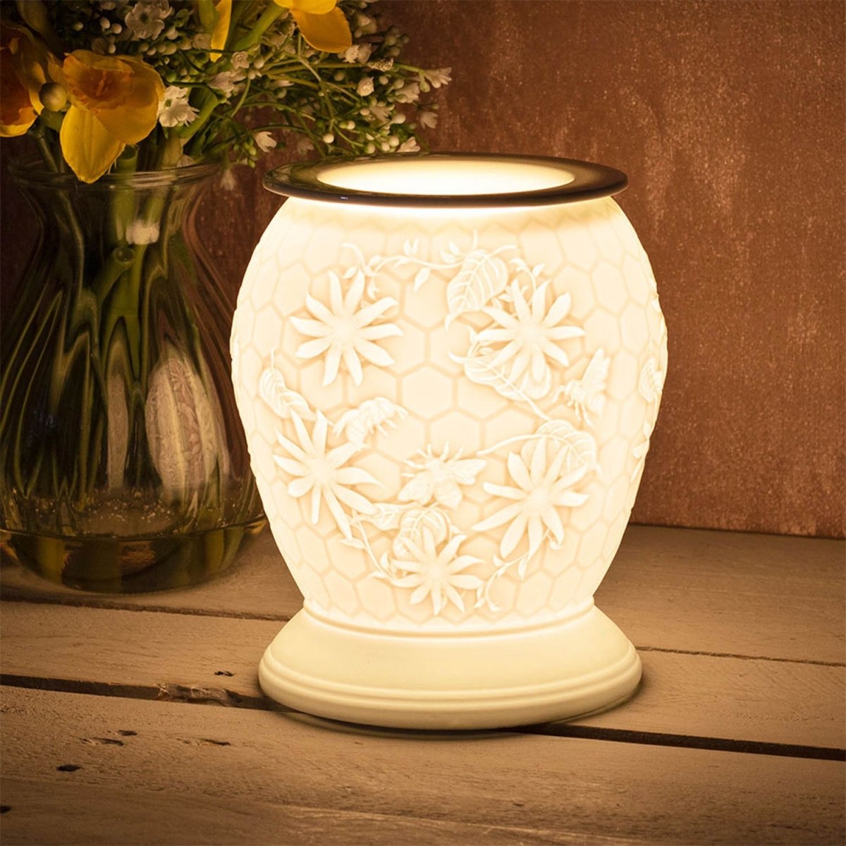 Desire Aroma Ceramic Wax Melt Oil Burner Honeycomb - Bonnypack