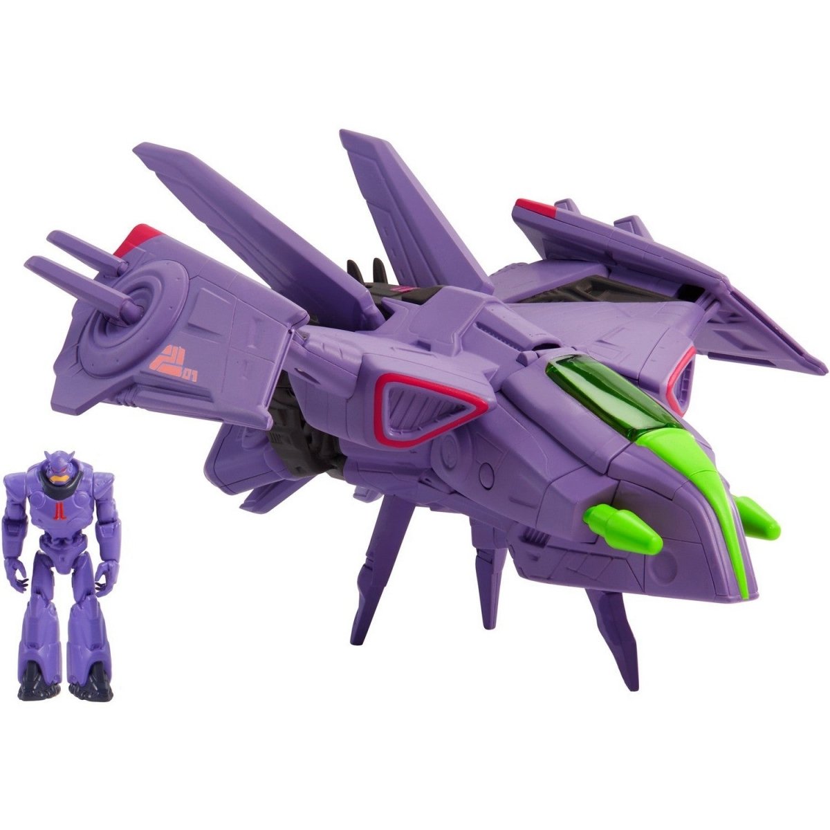 Disney Pixar Lightyear Hyperspeed Series Zurg Fighter Ship & Zurg - Bonnypack