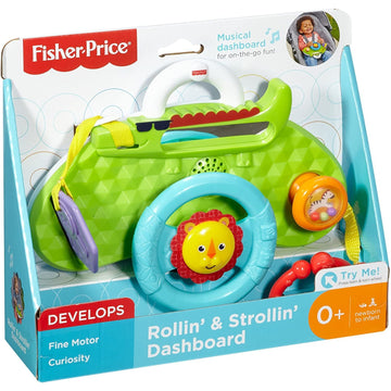 Rolling Strolling Steering Dashboard Musical Car Activity Toy