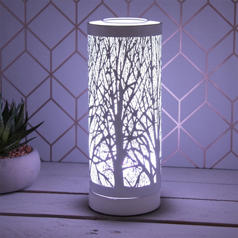 Electric Wax Melt Burner White Cylinder Tree Oil Warmer - Bonnypack