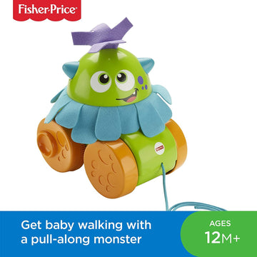 Walk Whirl Monster Pull Along Feel Development Toy
