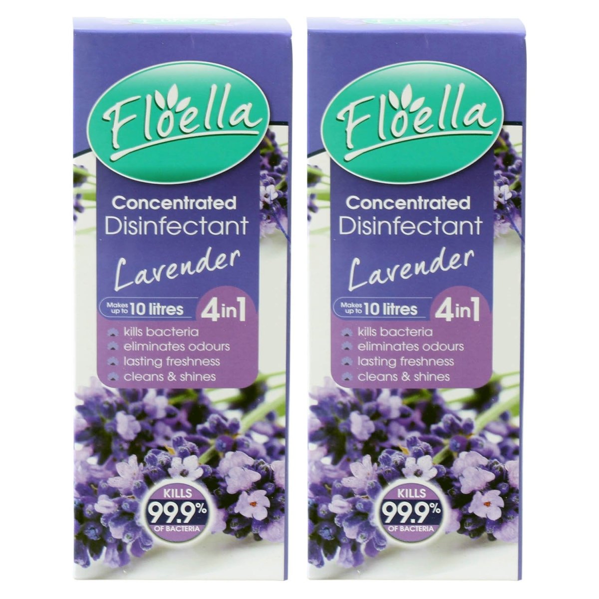 Floella 2pc 150ml Concentrated Disinfectant Lavender - Bonnypack