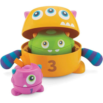 Stack n Nest Baby Monsters Numbers Learning Baby Toy