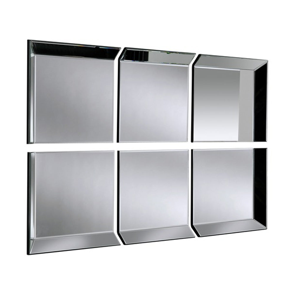 Set of 6 Wall Panel Mirrors