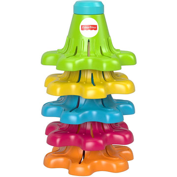 Colourful Spinning Stackers Stacking Baby Kids Interactive Toy