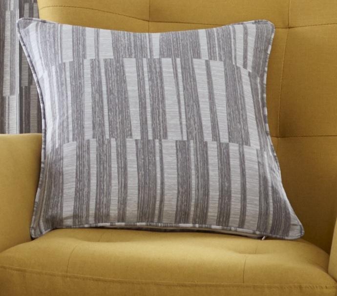 Geometric Cushion Cover 17x17" 43cm - Detroit Grey - Bonnypack