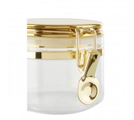 Gozo Small Gold Round Canister - Bonnypack