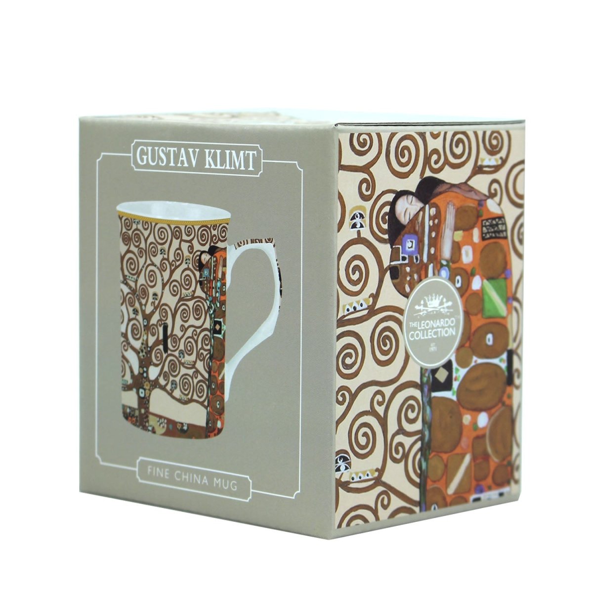 Gustav Klimt Art Deco Style B Design Fine China Coffee Mug - Bonnypack