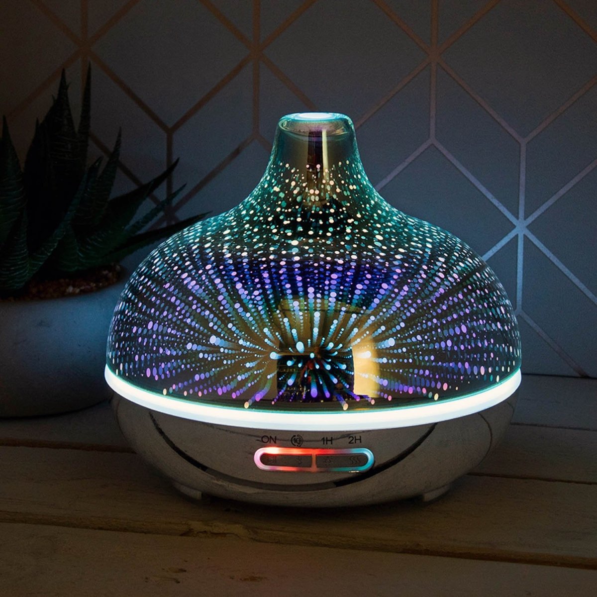 Humidifier with Bluetooth Aroma Diffuser 3D Lights Starburst - Bonnypack