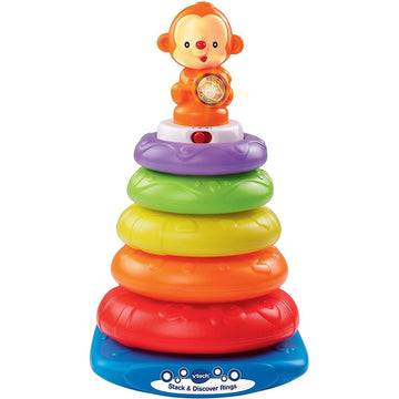 Interactive Stacking Discover Rings Baby Educational Toy 6+