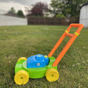 Auto Bubble Mower Spillproof Garden Summer Portable Toy
