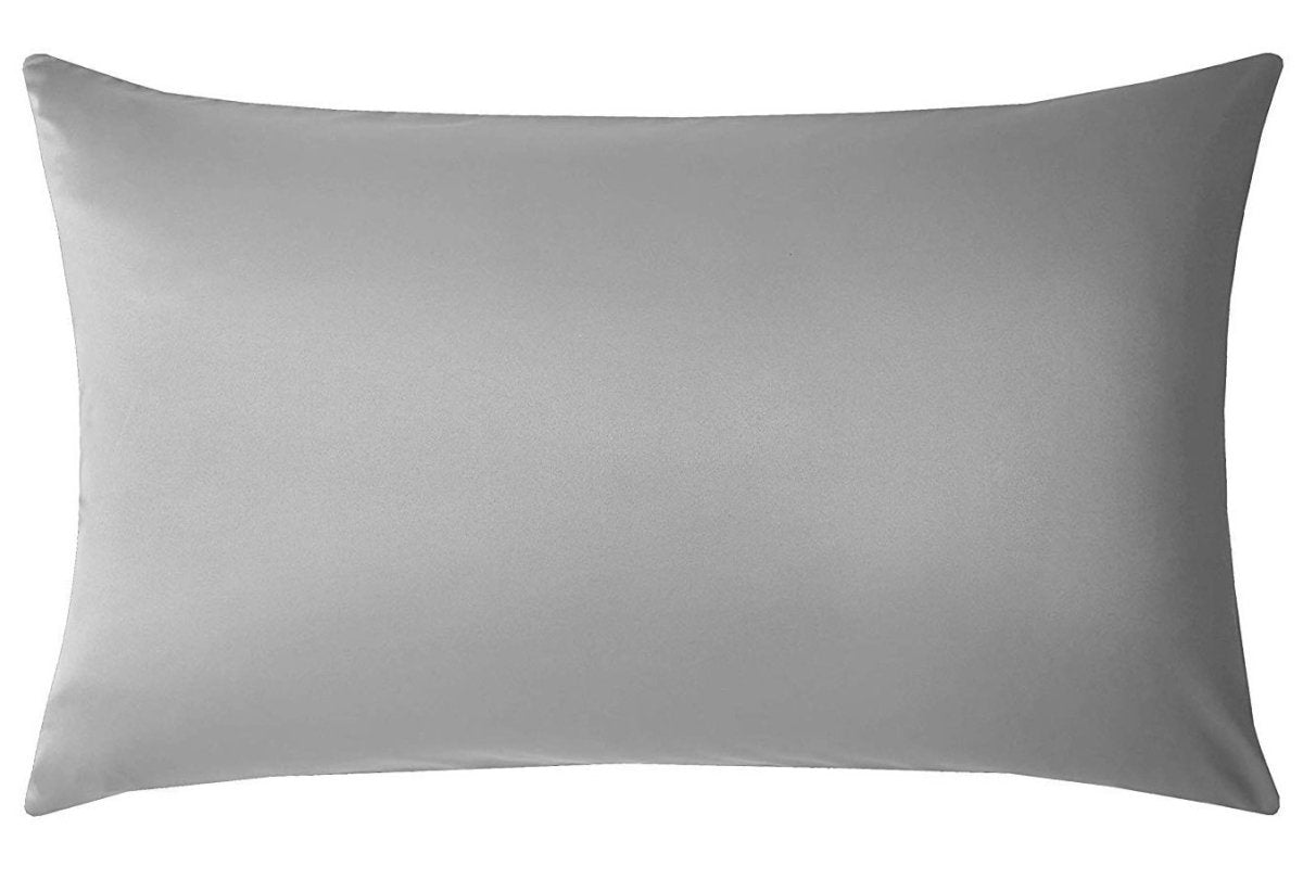 Kylie Minogue Zander Silver Grey Pair of Housewife Pillowcases - Bonnypack