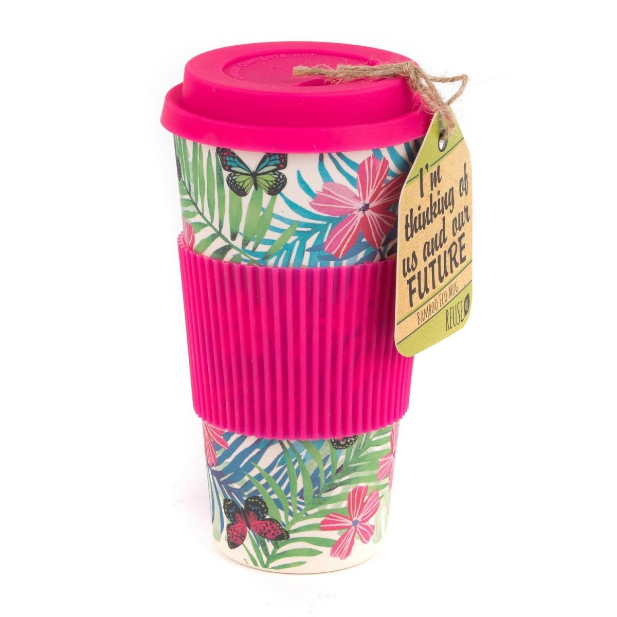 Large Tropical Forest Bamboo Travel Mug - Bonnypack