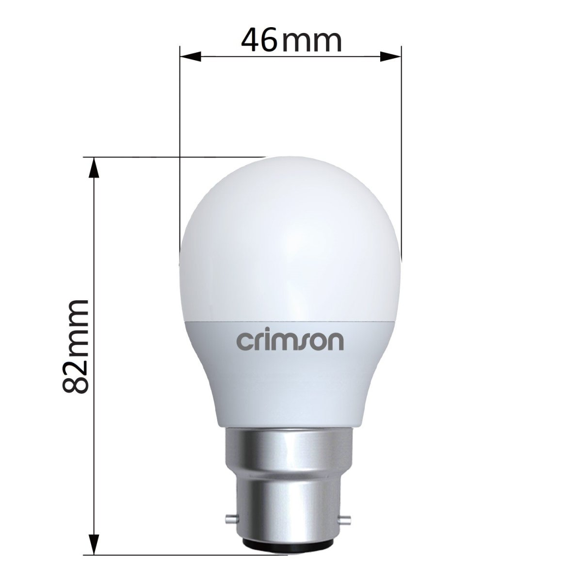 LED Golf Bulb 5W Energy Saving Bulb B22 Warm White - Bonnypack