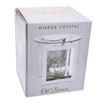 Mosaic Crystal Mirrored Burner Tea Light Candle Oil Burner