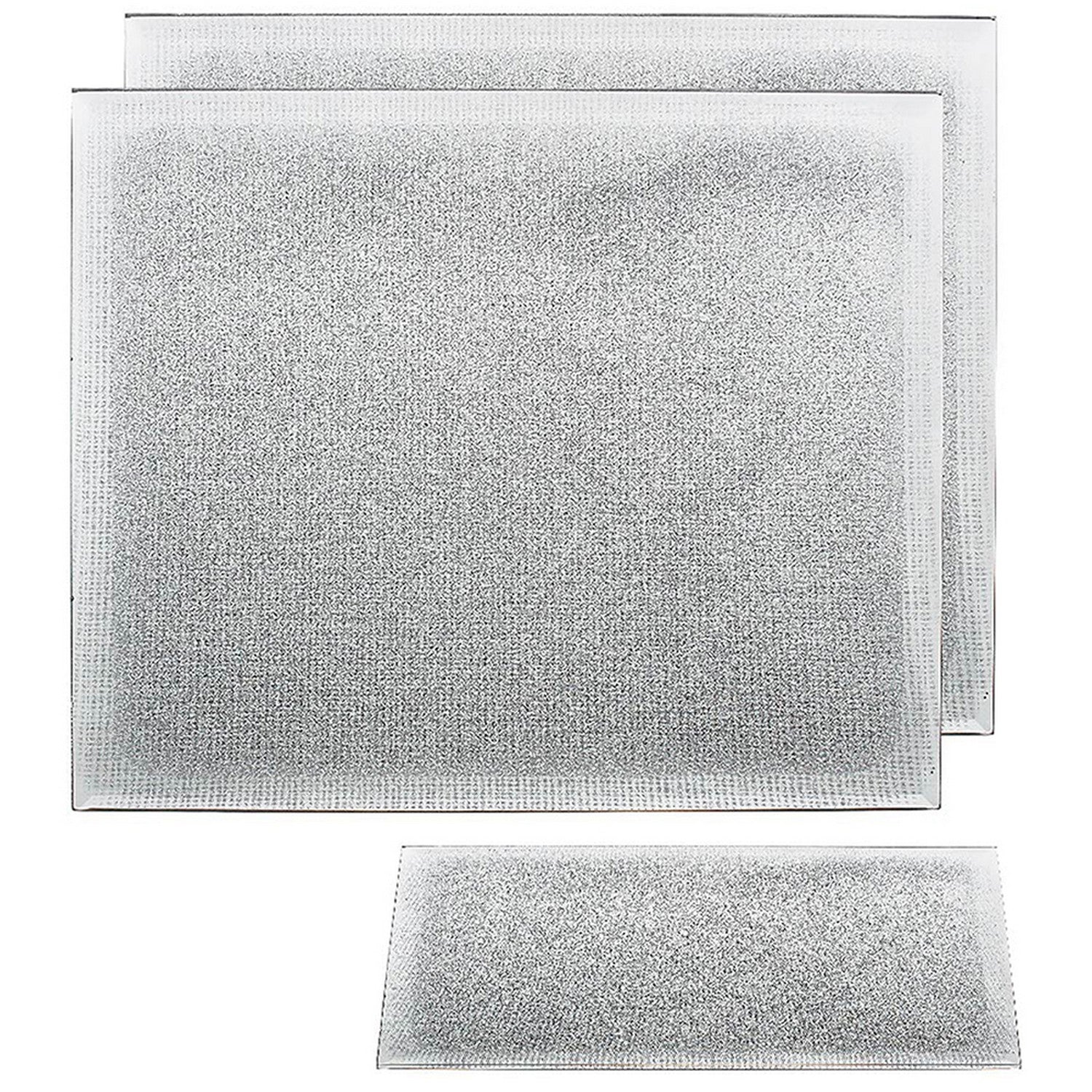 Silver Glitter Placemats Set of 2