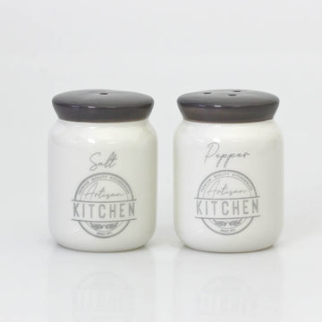 Artisan Kitchen Ceramic Salt & Pepper Shakers