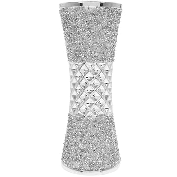 Silver Sparkle Vase