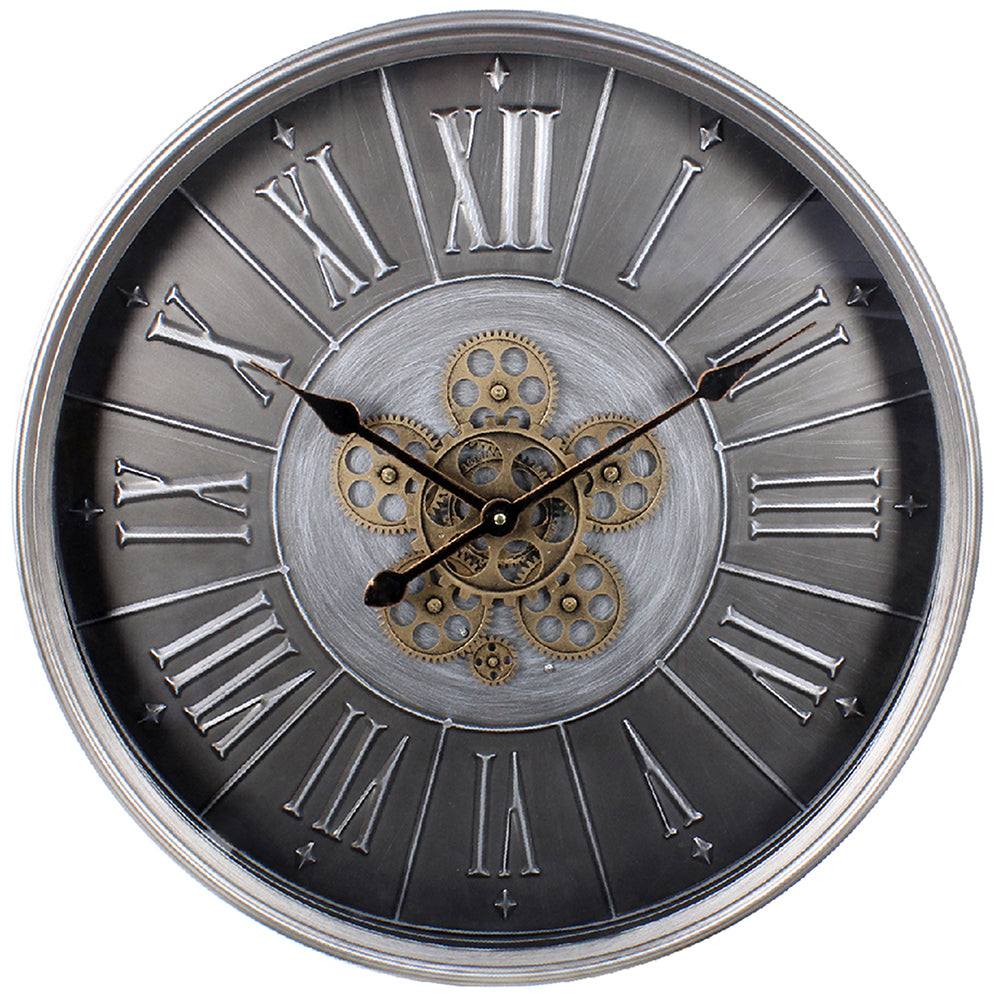 60cm Roman Numerals Steampunk Wall Cog Clock