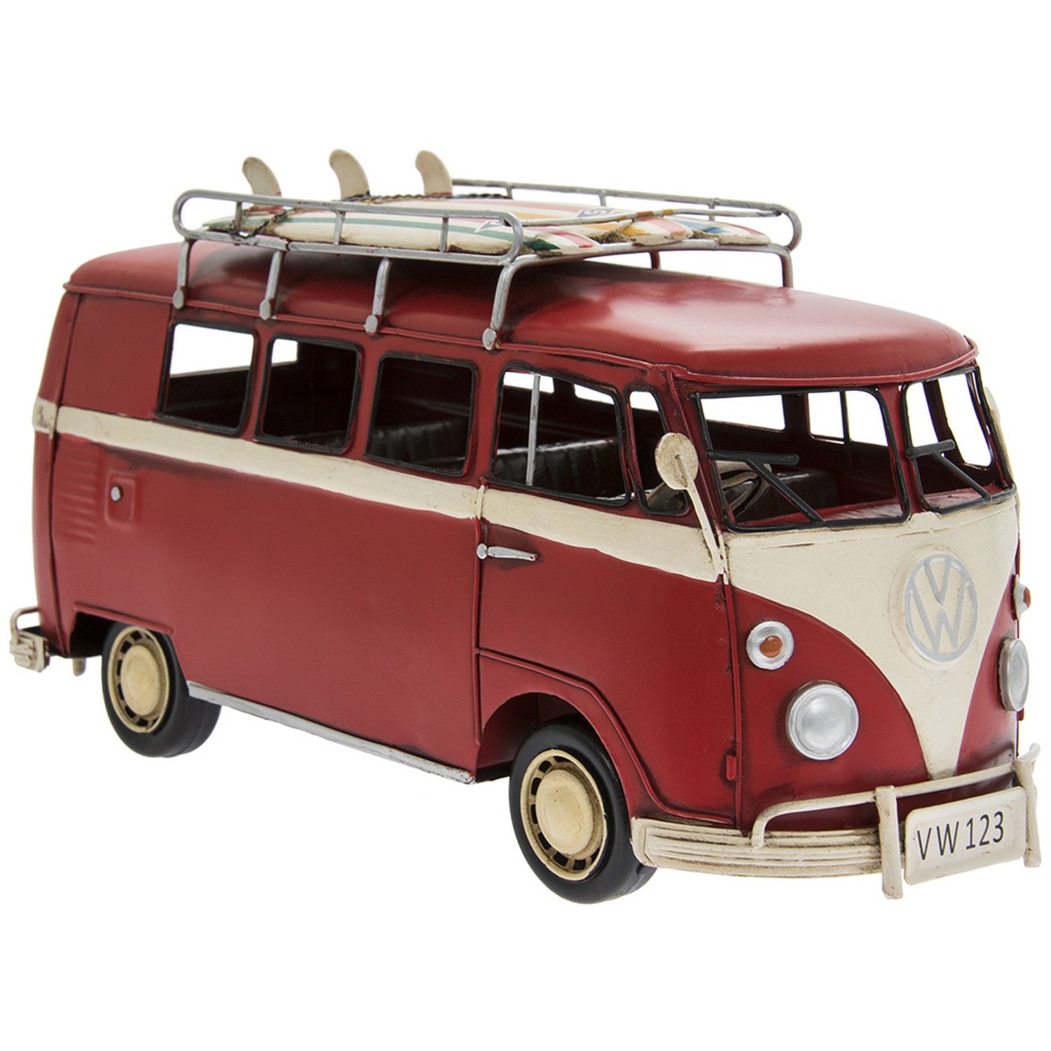 Vintage Red Volkswagen Camper Van