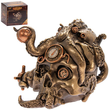 Steam Punk Fantasy Octopus Skull