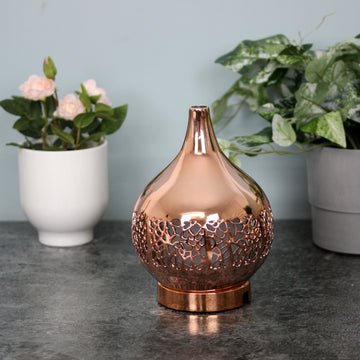 Tree Of Life Polished Rose Gold Humidifier