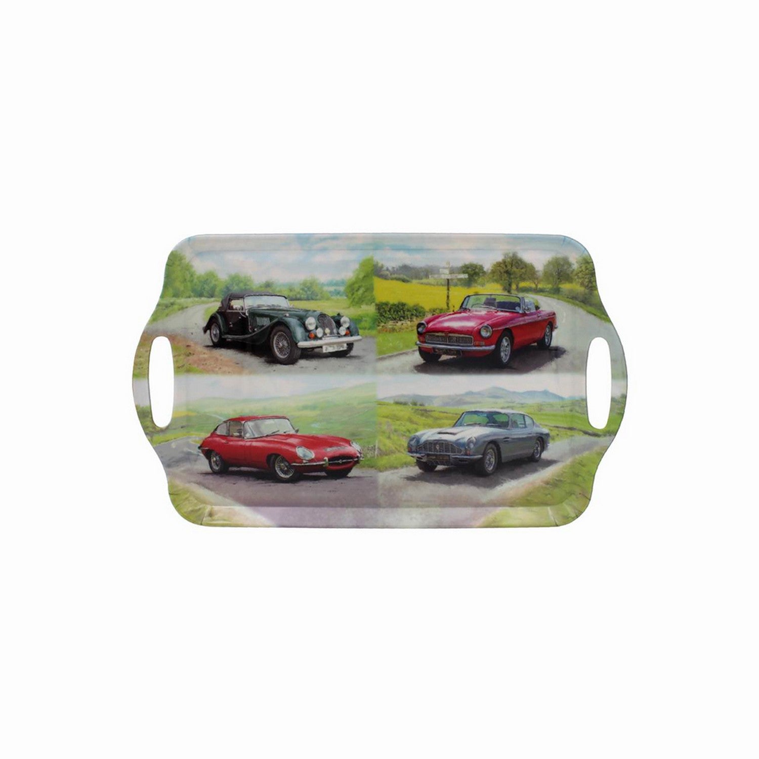 Large Classic Cars Design Serving Tray