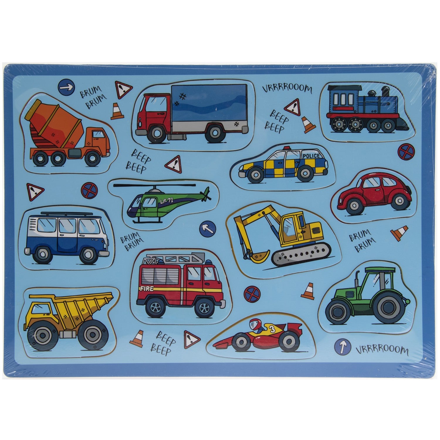 Assorted Vehicles Design Puzzle