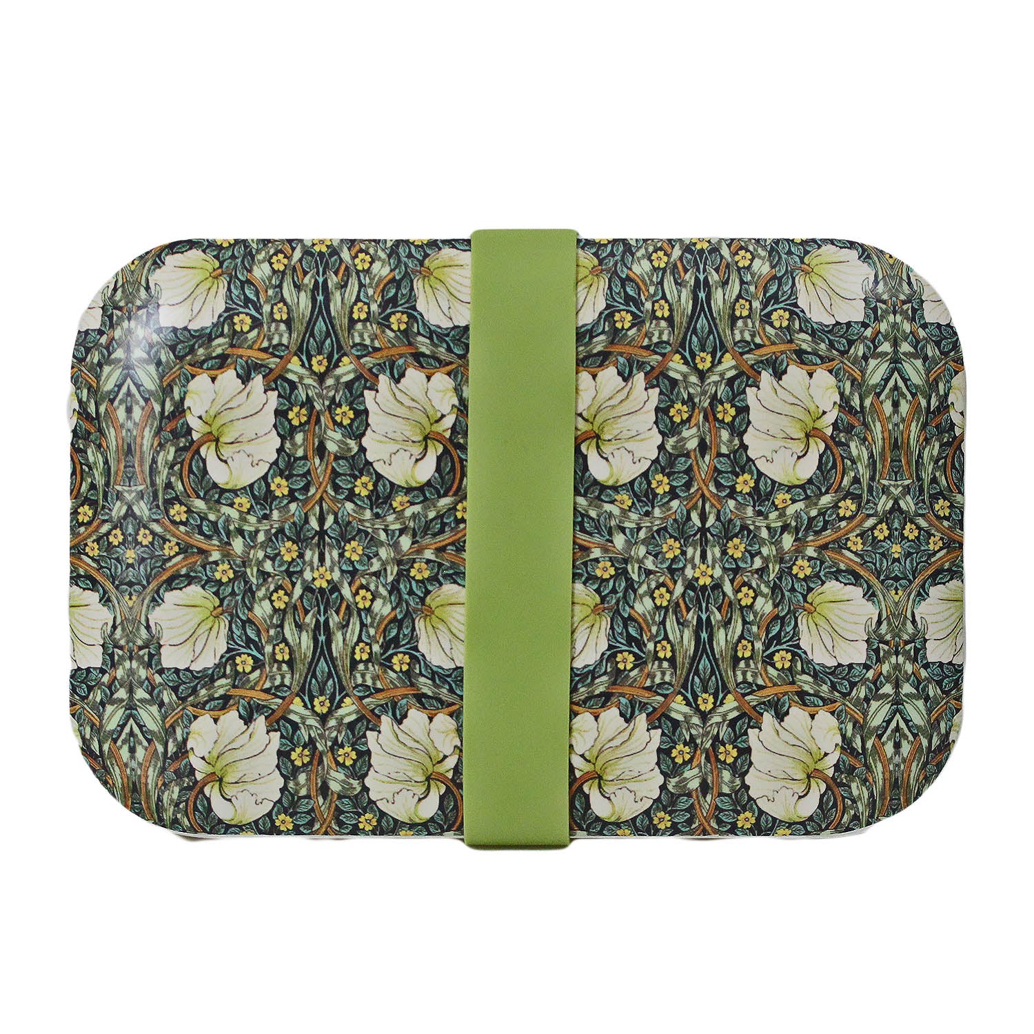 William Morris Pimpernel Floral Bamboo Lunch Box