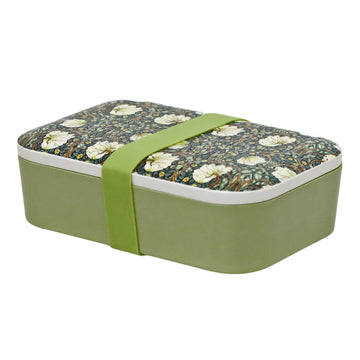 William Morris Pimpernel Floral Bamboo Lunch Box