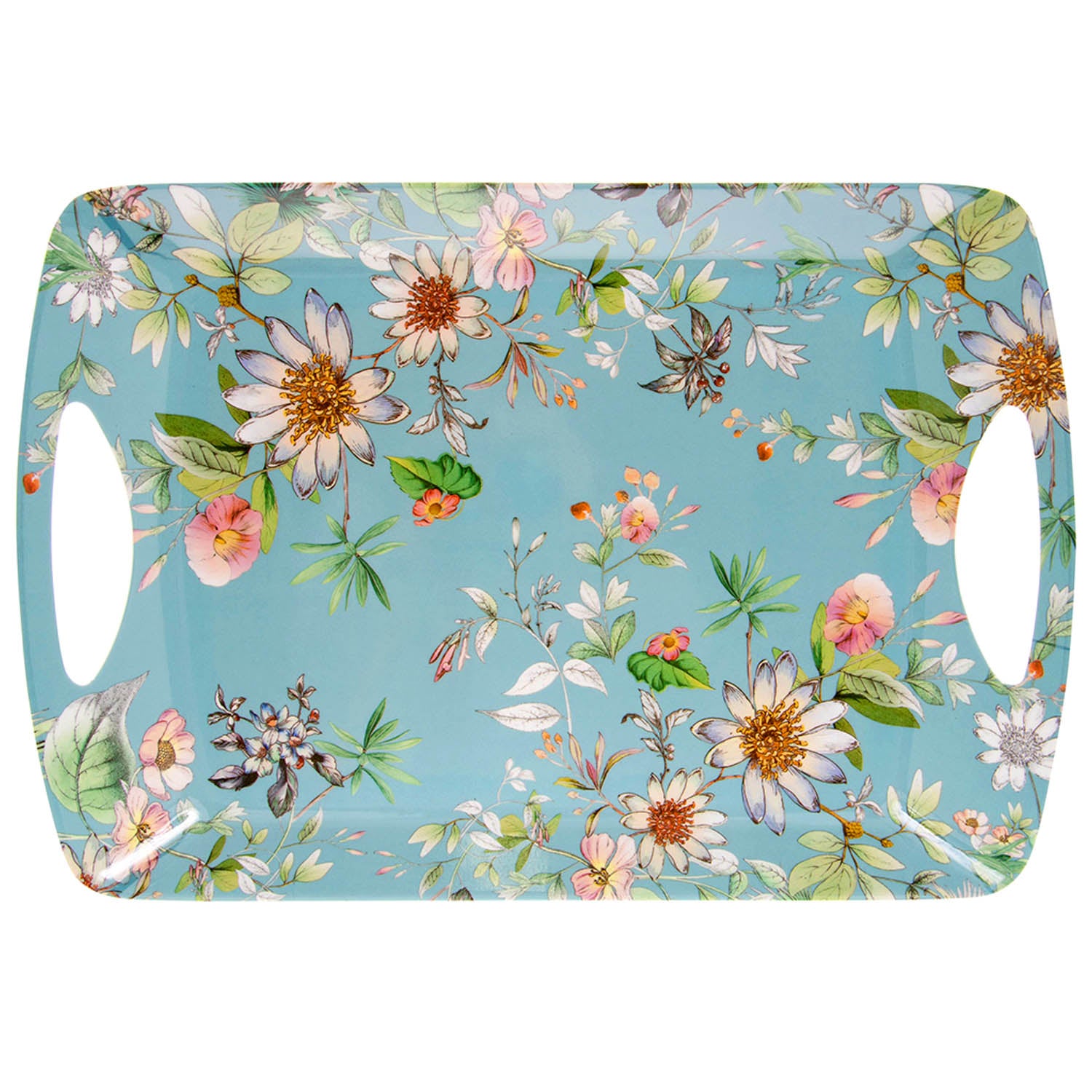 Large Daisy Meadow Snack Tray Serving Trays