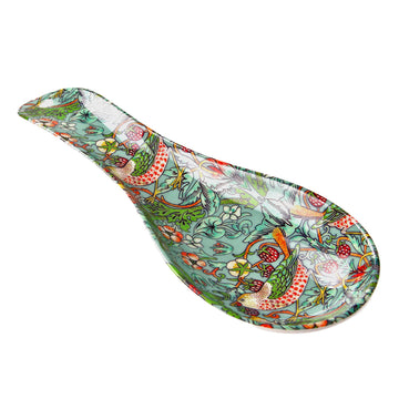 Strawberry Thief Teal Spoon Rest Melamine